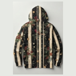 Custom Made New Design Christmas Men's Hoodie Wholesale Best Manufacture men's hoodies with Custom Logo Best Quality - Product Image 2