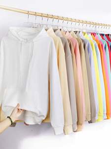 H5580 Sudaderas con Capucha de Alta Calidad para Hombre y Mujer, Personalizadas con Estampado, Bordado y Pedrería, Mezcla de Algodón de 380 Gsm, Venta al Por Mayor - Product Image 3