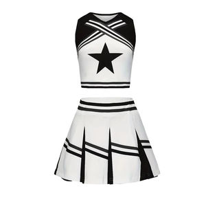 Uniforme de danse et de cheerleading pour filles 2026, 100% meilleure qualité, personnalisé, en matériau Spandex, imprimé par sublimation - Product Image 3
