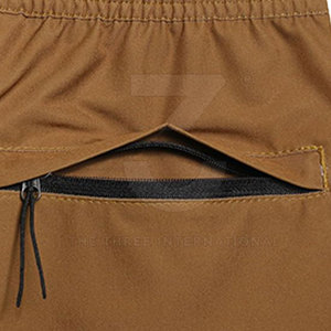 Adult Size Pakistan Manufacture Men Solid Casual Mid Gym Shorts Elastic Waist Drawstring Sportswear Comfortable Summer - Product Image 5