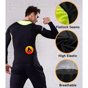 T-shirt d'entraînement pour homme à manches longues, léger, respirant et à séchage rapide, pour le sport en plein air, la salle de sport, le tennis, le yoga - Product Image 3