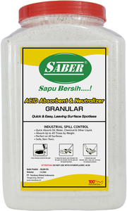 Absorbeur et neutralisant d'acides industriels 4L – Poudre neutralisante rapide pour déversements chimiques, pour le nettoyage de liquides dangereux, OEM Bul - Product Image 3