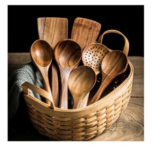 Nouvel ensemble d'ustensiles à salade écologiques, compatibles lave-vaisselle, pour la cuisine domestique, fabriqué en Inde - Product Image 2