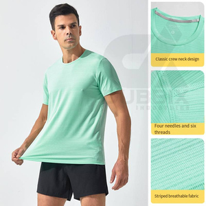T-shirt Ringer Homme Grande Taille Respirant et Léger, Coupe Classique, Col Rond, Motif Logo Uni sur le Devant, Coton, Vente Chaude 2026 - Product Image 5