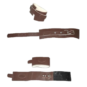 Custom Brand Logo Printed Cowhide Compression <b>Ankle</b> Straps Protection High Quality Gym Equipment for Cable Leather <b>Ankle</b> Strap - Product Image 3