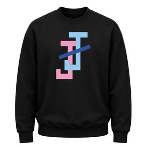 เสื้อสเวตเชิ้ตคอกลมสีดำพร้อมรายละเอียดโลโก้ครีสต์เสื้อสวมหัวลำลองสำหรับผู้ชายผู้หญิงเสื้อผ้าแฟชั่นสตรีทแวร์สำหรับสวมใส่ในชีวิตประจำวันและออกนอกบ้าน - Product Image 1