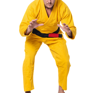 ชุดยูโด BJJ ระดับพรีเมียม สำหรับการแข่งขัน IBJJF ผ้าคอตตอนเนื้อนุ่ม น้ำหนักเบา แบบ Pearl Weave สำหรับ MMA ศิลปะการต่อสู้ ออกแบบเองได้ รับผลิตแบบ OEM ODM - Product Image 2