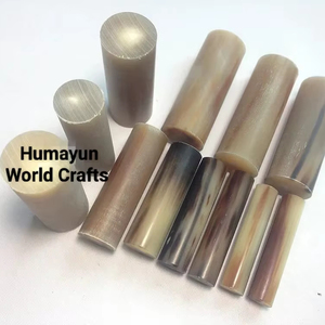 ม้วนเขาควายทรงกลมคุณภาพพรีเมียมจากธรรมชาติ  งานฝีมือแบบดั้งเดิม  ใช้ทำด้ามมีด ด้ามมีดโกน  อุปกรณ์เสริม ของขวัญ และของชำร่วยงานแต่งงาน - Product Image 1