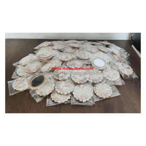 Nuevo espejo de nácar de aspecto moderno, decoración de uso múltiple, celebración de Navidad, producto de alta calidad, fregona curvada a mano - Product Image 1