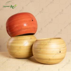 Elegant Spun Bamboo Lampshade Handmade <b>Natural</b> Bamboo <b>Light</b> <b>Shade</b> for Premium Interior Lighting - Product Image 6