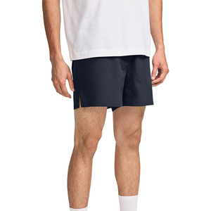 Pantalones Cortos Deportivos para Hombre, Ecológicos, Transpirables, de Color Sólido, de Secado Rápido, Cintura Elástica, Largo Medio, Casuales, de Poliéster Tejido - Product Image 1