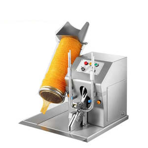 Sac en filet orange pour légumes, pommes de terre et fruits, diamètre du réservoir 8cm/14cm/18cm, machines à emballer en maille tricotée - Product Image 4