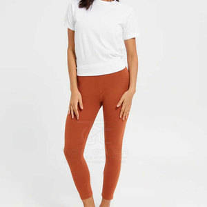 Leggings de Yoga con Cintura Elástica Tejida para Mujer, Servicio OEM con MOQ Bajo, Ropa Deportiva de Alta Calidad, Ecológica, de Spandex/Poliéster, Precio Competitivo - Product Image 2