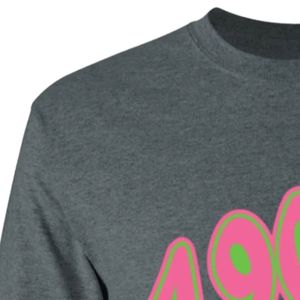 Sudadera de Manga Larga Color Gris Carbón 1908, Cuello Redondo, Estampado Gráfico, Informal, Ropa Deportiva para Mujer, Puños Acanalados, para Uso Diario - Product Image 4