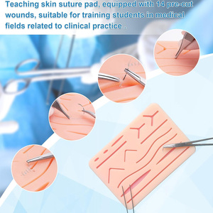 Medical Student Surgical <b>Suturing</b> <b>Kit</b> Steel Manual CE Certified Practice Instrument for Surgery Wounds Closure Volgo Care Intl. - Product Image 6