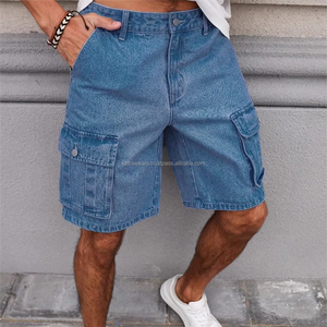 Pantalones Cortos Bermuda de Lona para Hombre, Corte Holgado, Alta Calidad, 2026, Logotipo Personalizado Bordado, Pierna Ancha, Cintura Elástica de Nylon, Estilo Casual - Product Image 3