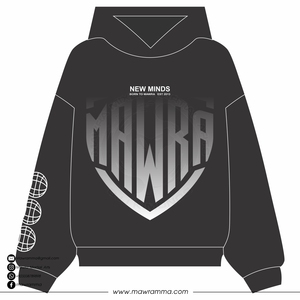 Sweat-shirt à capuche personnalisé Mawra pour homme, en coton noir, molletonné, décontracté, coupe classique, pour l'automne, unisexe - Product Image 5
