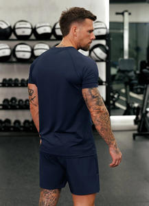 mens compression t shirt gym fitness athletic wear quick dry stretch fabric training workout <b>tshirt</b> supplier - Product Image 2