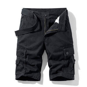 Shorts Cargo 2026 100% Coton pour Hommes avec Fermeture Éclair et Poches Cargo, Style Tendance, Impression de Logo Personnalisé, Service OEM - Product Image 5