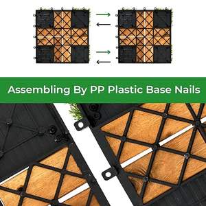 Revêtement de sol en FG-VCG-AA Mélange de bois d'acacia dans l'herbe carrelage pour décoration intérieure et extérieure carrelage pour balcon/jardin/passerelle/arrière-cour/chambre - Product Image 5