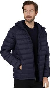 Men's Lightweight Windproof Casual <b>Packable</b> Puffer <b>Jacket</b> Waterproof Winter Hooded Quilted Storage Pouch Custom <b>Packable</b> - Product Image 2