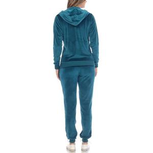 Ensemble de survêtement en velours épais 2024 pour femmes, confortable et respirant pour l'hiver, logo disponible au prix de gros - Product Image 3