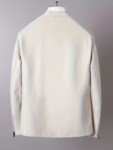 Chaqueta de Cuero para Hombre con Estructura de Tela Resistente para Uso Diario y al Aire Libre - Product Image 2