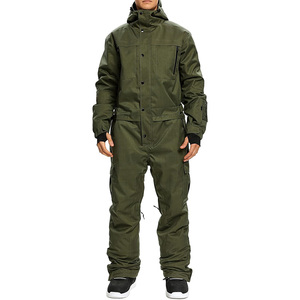 Traje de Esquí Unisex con Cremallera, Impermeable, Transpirable, de Secado Rápido, con Capucha y Forro Polar Aislante para Deportes de Invierno - Product Image 1