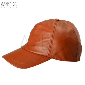 2026 Wholesale Rate New Trendy Breathable Comfortable Daily Wear <b>Waterproof</b> Durable Premium Quality Leather <b>Caps</b> - Product Image 2