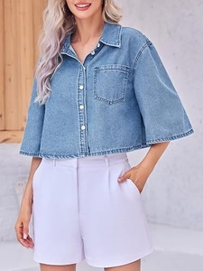 Custom Men's Denim <b>Jacket</b> Classic <b>Trucker</b> <b>Jacket</b> Light Blue Washed Denim <b>Jacket</b> Wholesale Supplier - Product Image 6