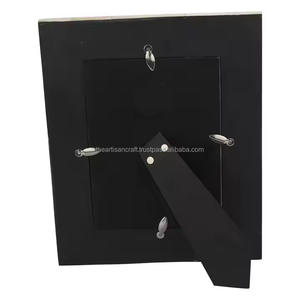 Cadre photo incrusté de nacre fabriqué à la main pour une décoration élégante - Product Image 4