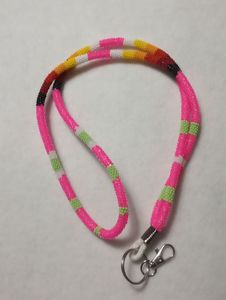 Handmade Bohemian Beaded Badge Holder <b>Lanyard</b> Neck Strap Stylish ID Card Rope for Women At Budget Friendly - Product Image 5