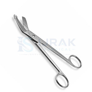 Tijeras para Vendajes de Acero Inoxidable, Tijeras Quirúrgicas, Pinzas Médicas Manuales para Primeros Auxilios y Uso en Quirófano - Product Image 5