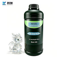 Résine acrylique synthétique liquide haute transparence KEJIA pour imprimante 3D, 1 kg, résistante, souple, faible odeur, compatible avec toutes les imprimantes 3D LCD/DLP