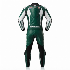 ชุดแข่งรถสำหรับผู้ชาย zonda i Professional Track Racing Suit/Traje ตัดเย็บตามสั่ง ทำจากหนังวัว/หนังจิงโจ้ พร้อมการป้องกันระดับ 2 - Product Image 2