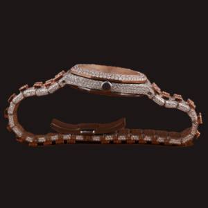 Reloj de Hombre con Movimiento ETA, Diseño Hip Hop, de Alta Calidad, con Esfera Blanca de Diamantes Moissanite, Fecha Automática, Precio al por Mayor - Product Image 5