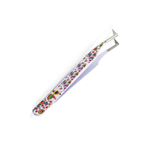 OEM Logo Durable Japanese Stainless Steel Anti-Static Smooth Tip Eyelash Tweezers 100% High Quality Professional Beauty Tool Low - Product Image 1