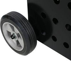 Carrito de Leña Resistente con Función de Rodamiento de Leños para Chimenea, Carrito de Almacenamiento de Leña para Interiores y Exteriores - Product Image 2