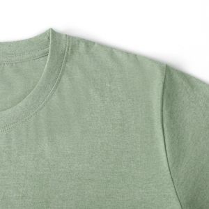 Camiseta Premium de Cuello Redondo y Color Sólido para Hombre, Manga Corta, Algodón Suave, Ajuste Cómodo para Uso Casual y Deportivo - Product Image 3