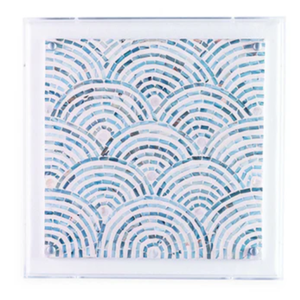 Décor mural abstrait côtier artisanal en nacre, sculptures murales suspendues pour la maison, le bureau, les hôtels et les lieux de vacances, en provenance du Vietnam - Product Image 1