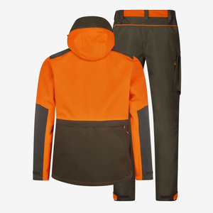 Soft <b>Shell</b> Hiking Clothing Fishing Two Piece Set Hunting Suit Waterproof Windproof Breathable Camouflage Winter for Unisex - Product Image 2