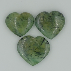 Cœur de Prehnite Naturelle Polie, Pierre de Guérison Verte pour Reiki, Méditation, Cadeau, Énergie, Décoration Feng Shui, Vente en Gros - Product Image 4