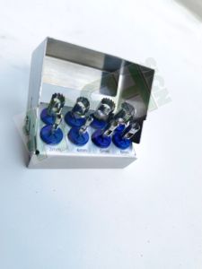 Kit de Trepanos para Implantes Dentales, 8 Piezas, Juego de Fresas de Extracción de Núcleo Óseo de Acero Inoxidable Alemán para Cirugía Oral - Product Image 5