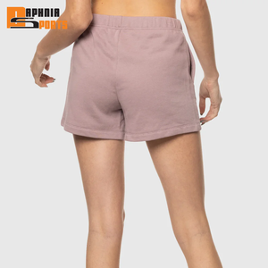 Shorts casuales para mujer, 100% algodón, pantalones cortos deportivos de felpa para entrenamiento y correr, precio económico, shorts de gimnasio para mujeres y niñas - Product Image 3