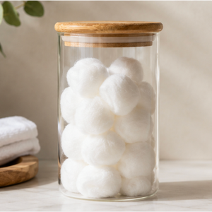 Handmade 500ml <b>Glass</b> <b>Storage</b> Jar Clear Kitchen Canister Reusable <b>Food</b>-Safe <b>Container</b> Bulk Wholesale - Product Image 1