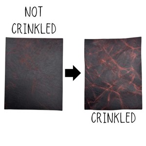Chrome Tan Burgundy Red Pull-Up Cowhide <b>Leather</b> Hide • Perfect Material for Handbags Wallets Purses ShoesAnd Crafting Work - Product Image 6