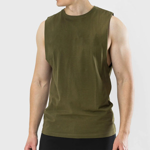 Men's <b>Blue</b> Sleeveless Tank <b>Top</b> O-Neck Quick Dry Casual Summer Wear Regular Fit Pullover Outerwear - Product Image 6
