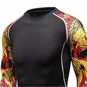 Rashguard uni à manches longues de qualité supérieure pour hommes, respirant, élégant et de haute qualité - Product Image 3