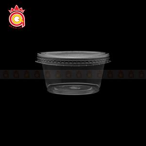 QUANG QUAN Prix compétitif Couvercles hermétiques Transparent PP à paroi unique Tasse Deli Conteneurs de stockage des aliments Portion - Product Image 6