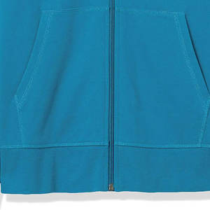 Sudadera con capucha de lana de algodón 100% del fabricante directo para hombre Sudadera con cremallera Color sólido Logotipo personalizado Técnica de bordado 3D para - Product Image 3